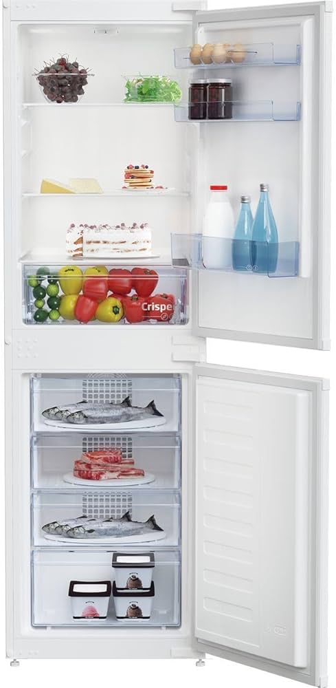 BEKO 50/ 50 INTEGRATED  FROST FREE FRIDGE FREEZER | BCFD450