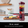 NINJA BLAST PORTABLE CORDLESS BLENDER CRANBERRY | BC151UKCR|