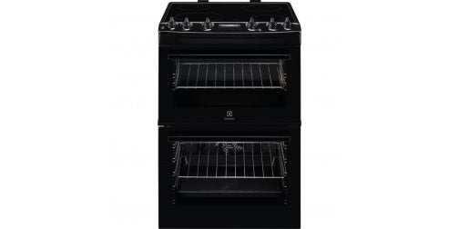 ELECTROLUX 60CM DOUBLE OVEN ELECTRIC COOKER BLACK - LKR655200K| SALE DEAL!