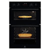 ELECTROLUX 600 SURROUND COOK BUILT IN DOUBLE OVEN BLACK | EDFDC46K