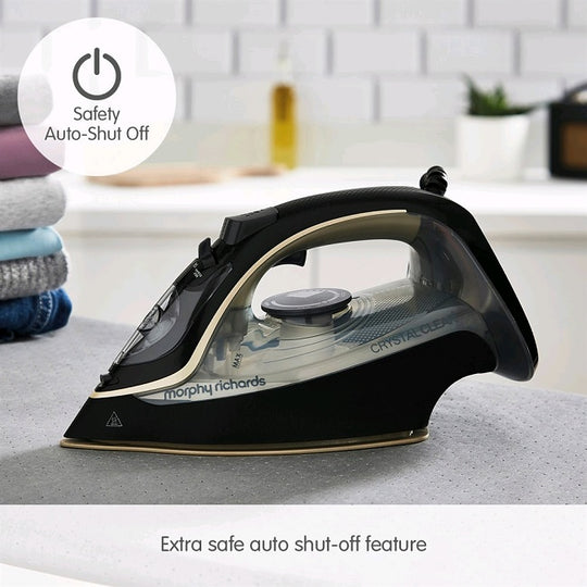 MORPHY RICHARDS STEAM IRON BLACK & GOLD | 300302