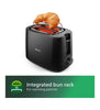 PHILIPS 2 SLICE WIDE SLOT BLACK TOASTER | HD2581/91