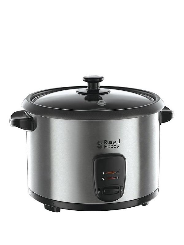 RUSSELL HOBBS RICE COOKER STEAMER BRUSHED STAINLESS STEEL 19750