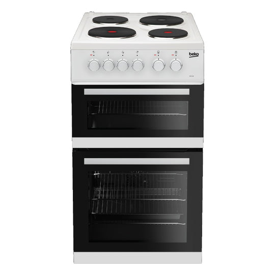 BEKO FREESTANDING 50CM ELECTRIC COOKER WHITE |KD533AW