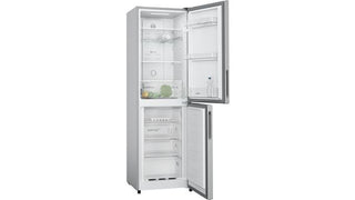 BOSCH SERIES 2 FREE STANDING FRIDGE FREEZER STAINLESS STEEL | KGN27NLEAG | SALE DEAL!