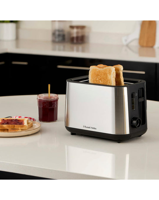 RUSSELL HOBBS 2 SLICE TOASTER BRUSHED STAINLESS STEEL |  27390