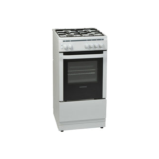 NORDMENDE 50CM FREESTANDING LPG GAS COOKER WHITE| CSG52LPGWH