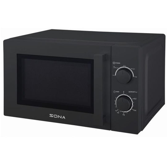 SONA 20LTR FREESTANDING MICROWAVE BLACK - 980544