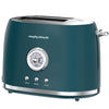 MORPHY RICHARDS 2 SLICE TOASTER TEAL GREEN/STEEL| 980601 | SALE DEAL!