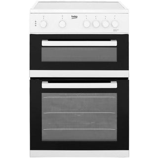 BEKO 60CM FREESTANDING TWIN CAVITY COOKER WHITE| FTC6701W