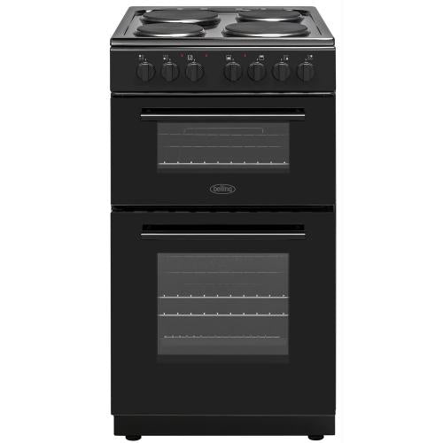 BELLING 50CM FREESTANDING SOLID PLATE COOKER BLACK | BFSE51DOBK