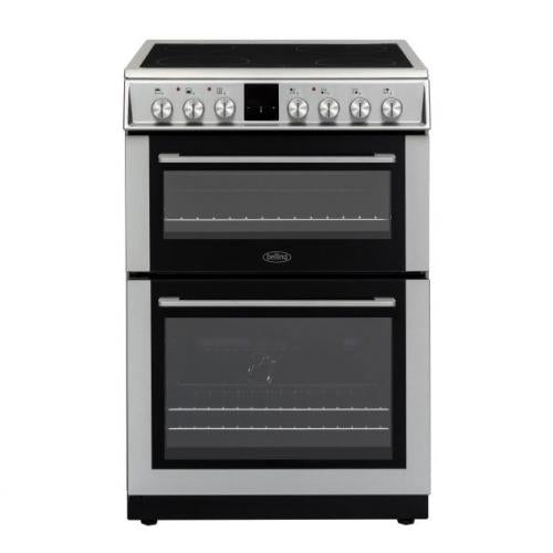 BELLING FREESTANDING DOUBLE OVEN COOKER INOX | BFSE62MFIX