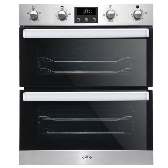 BELLING BUILT UNDER DOUBLE OVEN STAINLESS STEEL | BI704FPSTA