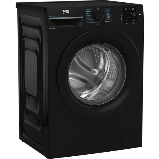 BEKO FREESTANDING 9KG WASHING MACHINE BLACK | BM3WT3941B