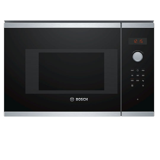 BOSCH SERIES 4 BUILT IN MICROWAVE STAINLESS STEEL | BFL523MSOB