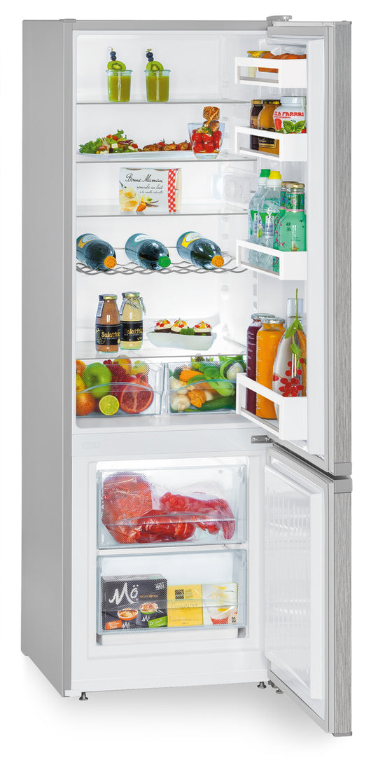 LIEBHERR FREESTANDING FRIDGE FREEZER STAINLESS STEEL LOOK| CUELE-2831