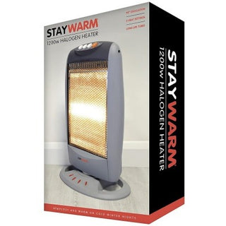 StayWarm 1200w 3 Bar Compact Halogen Heater | F2106GR