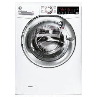HOOVER 9K FREESTANDING WASHING MACHINE WHITE /SILVER DOOR |H3WS69TAMCE/1-80