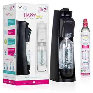 Happy Frizz Mio Sparkling Water Maker Bundle | Black