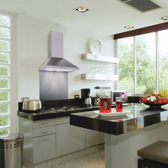 LUXAIR 80CM PREMIUM CHIMNEY COOKER HOOD STAINLESS STEEL | LA-80-STD-SS