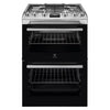 ELECTROLUX FREESTANDING  DOUBLE OVEN GAS COOKER STAINLESS STEEL| LKG615110X