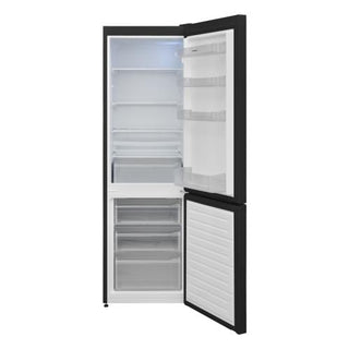 NORDMENDE LOW FROST FREESTANDING FRIDGE FREEZER BLACK - RFF60405BL