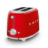 Smeg 50's Retro Style 2 Slice Toaster red  |  TSF01RDUK