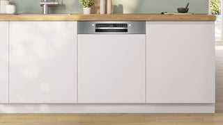 BOSCH SERIES 2 SEMI INTEGRATED DISHWASHER BRUSHED STEEL| SMI2HTS06G| SALE DEAL!