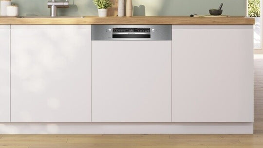 BOSCH SERIES 2 SEMI INTEGRATED DISHWASHER BRUSHED STEEL| SMI2HTS06G