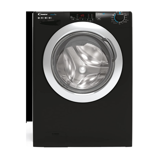 CANDY 9KG FREESTANDING WASHING MACHINE BLACK /SILVER DOOR | CSO1493TWCBE-80