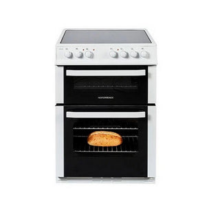 NORDMENDE 60CM TWIN CAVITY FREESTANDING COOKER WHITE - CTEC62WH