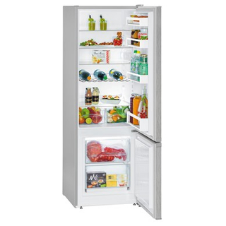 LIEBHERR FREESTANDING FRIDGE FREEZER SILVER - CUEL2831-20