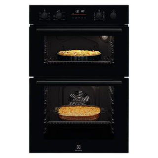 ELECTROLUX 600 SURROUND COOK BUILT IN DOUBLE OVEN BLACK - EDFDC46K SALE DEAL!