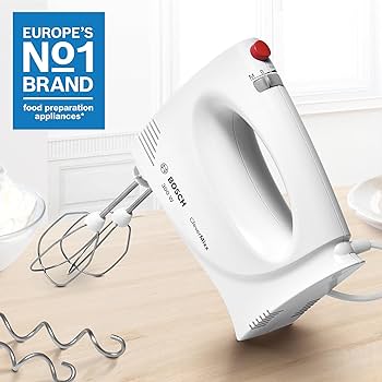 BOSCH CLEVERMIXX HAND MIXER 350W WHITE / RED | MFQ3030GB