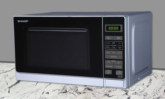 SHARP 20 LTR FREESTANDING MICROWAVE SILVER | R272SLM