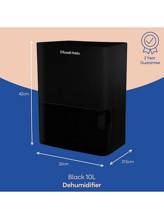 RUSSELL HOBBS 10 LTR DEHUMIDIFIER | BLACK