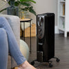 RUSSELL HOBBS 9 FIN OIL FILLED RADIATOR | BLACK | RHOFR5002B