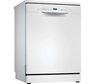 BOSCH 60CM SERIES 2 FREESTANDING DISHWASHER WHITE - SMS26AW08G