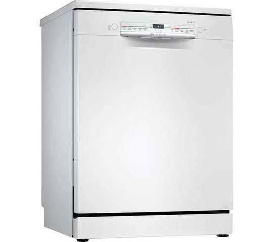 BOSCH 60CM SERIES 2 FREESTANDING DISHWASHER WHITE - SMS26AW08G|SALE DEAL!
