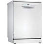 BOSCH 60CM SERIES 2 FREESTANDING DISHWASHER WHITE - SMS26AW08G