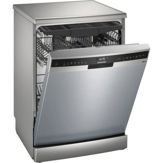SIEMENS 60CM FREESTANDING DISHWASHER BRUSHED STEEL - SN23HI00MG|SALE DEAL!