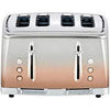 RUSSELL HOBBS ECLIPSE COPPER SUNSET 4 SLICE TOASTER 25143