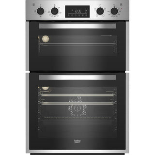 BEKO BUILT IN DOUBLE OVEN STAINLESS STEEL | BBDF26300X