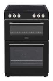 BELLING 60CM FREESTANDING ELECTRIC COOKER BLACK BFSE61DOBK