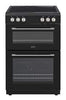 BELLING 60CM FREESTANDING ELECTRIC COOKER BLACK BFSE61DOBK