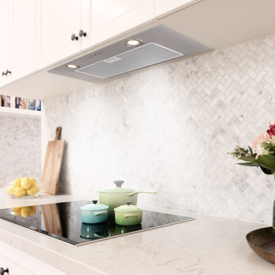 LUXAIR 74CM CANOPY HOOD STAINLESS STEEL | LA-74-CAN-SS-PLUS