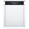 BOSCH SEMI- INTEGRATED DISHWASHER BLACK SMI2ITB33G