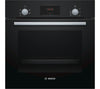 BOSCH SERIE 2 BUILT IN SINGLE OVEN BLACK |HHF113BAOB