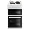 BEKO FREESTANDING 50CM ELECTRIC COOKER WHITE KD533AW