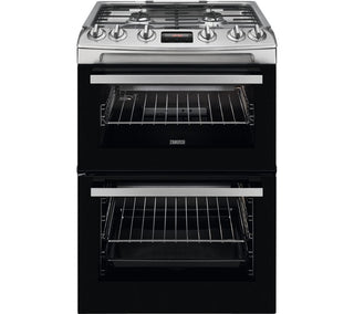 ZANUSSI 60CM FREESTANDING GAS COOKER STAINLESS STEEL ZCG63260XE